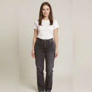 LuLaRoe Women's Faded Black Comfort Stretch Denim Flare Bootcut Jeans Size 32